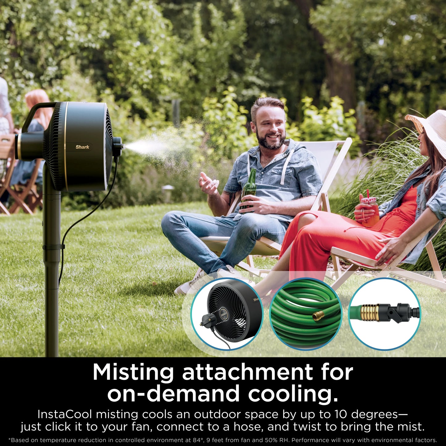 Exoun FlexBreeze With InstaCool Misting Attachment